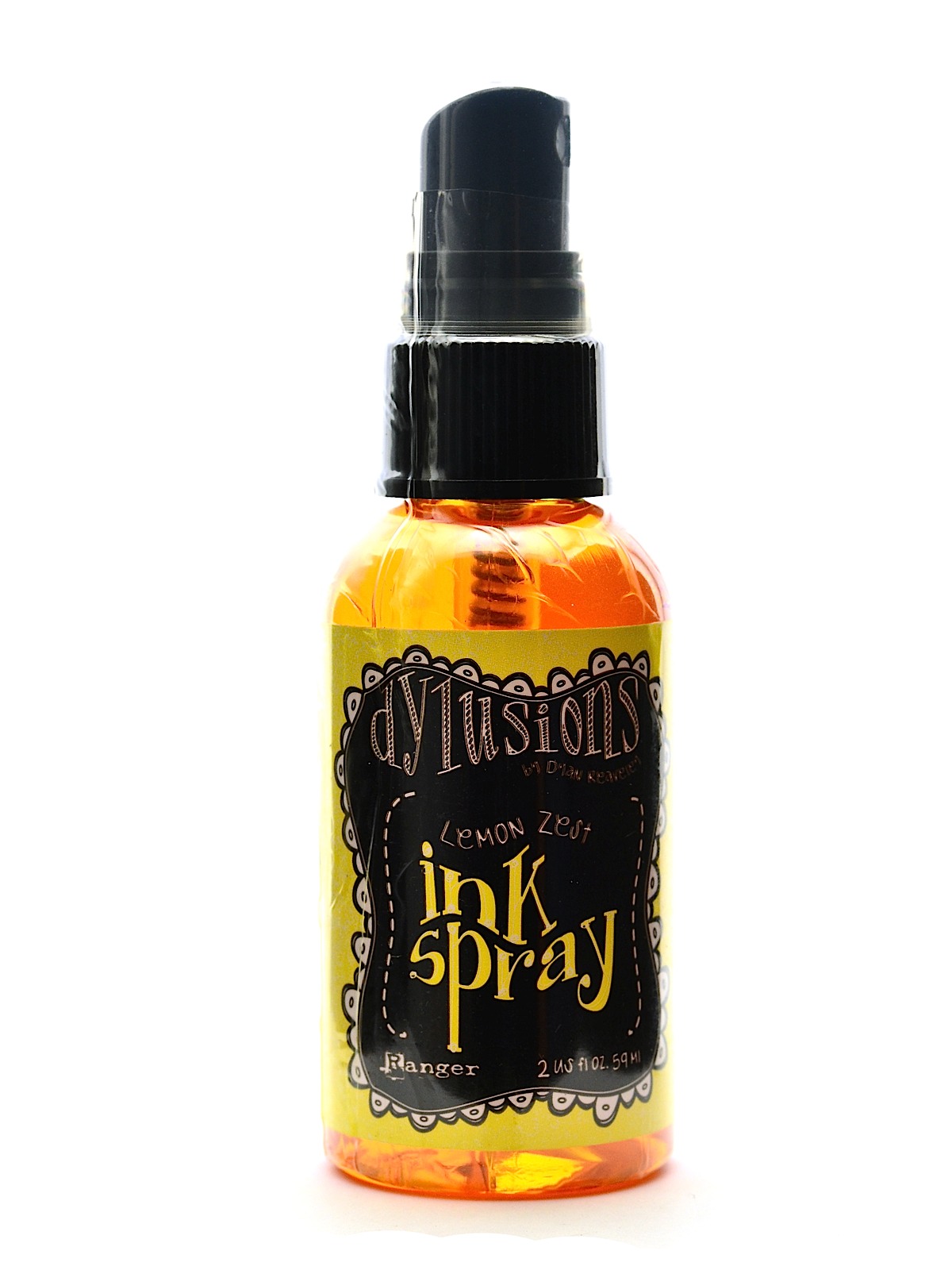 Dylusions Ink Sprays lemon zest 2 oz. bottle