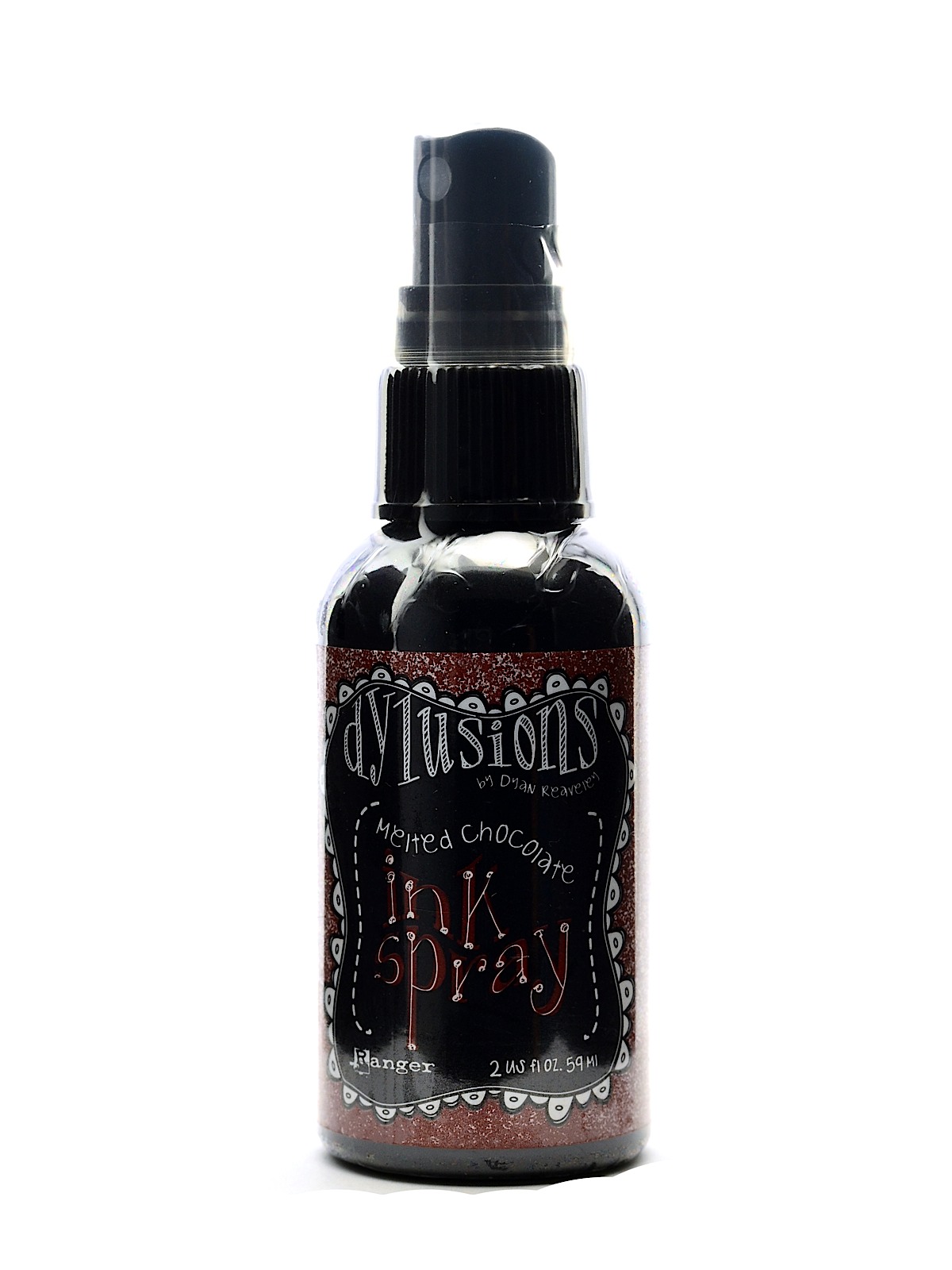 Dylusions Ink Sprays melted chocolate 2 oz. bottle