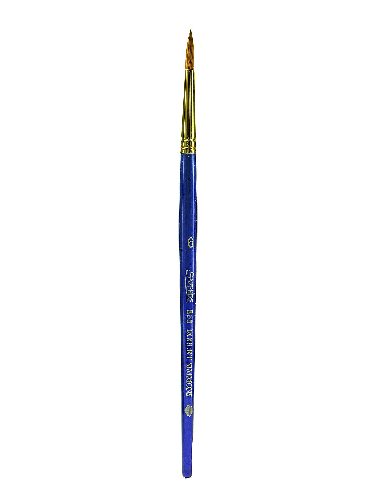 Sapphire Series Synthetic Brushes Short Handle 6 Round S85