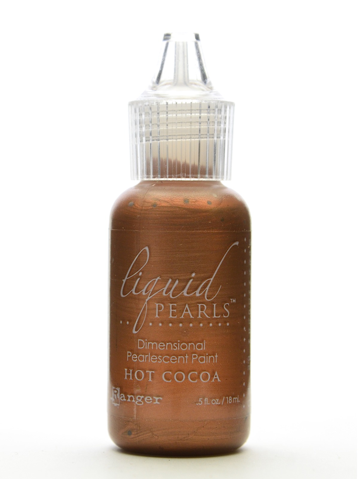 Liquid Pearls Pearlescent Paint Hot Cocoa 0.5 Oz. Bottle
