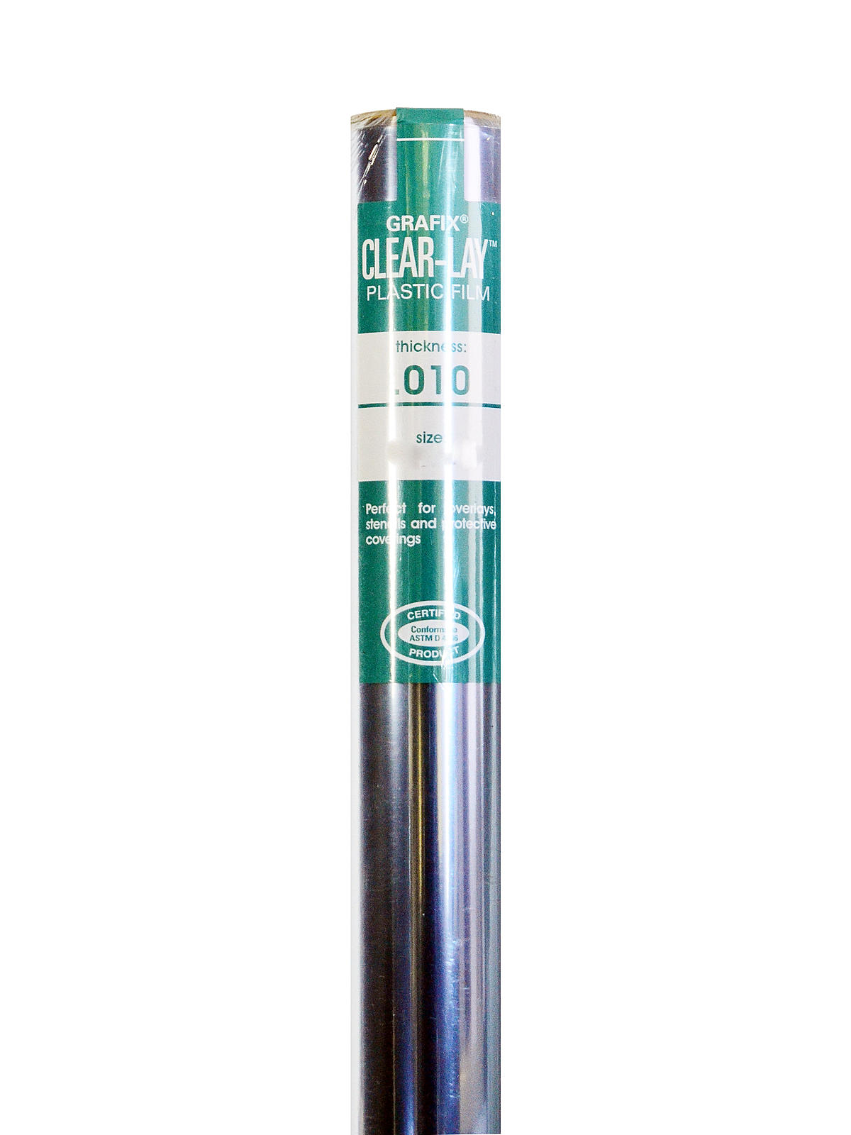 Clear-Lay Plastic Film 0.010 52 in. x 50 ft. roll