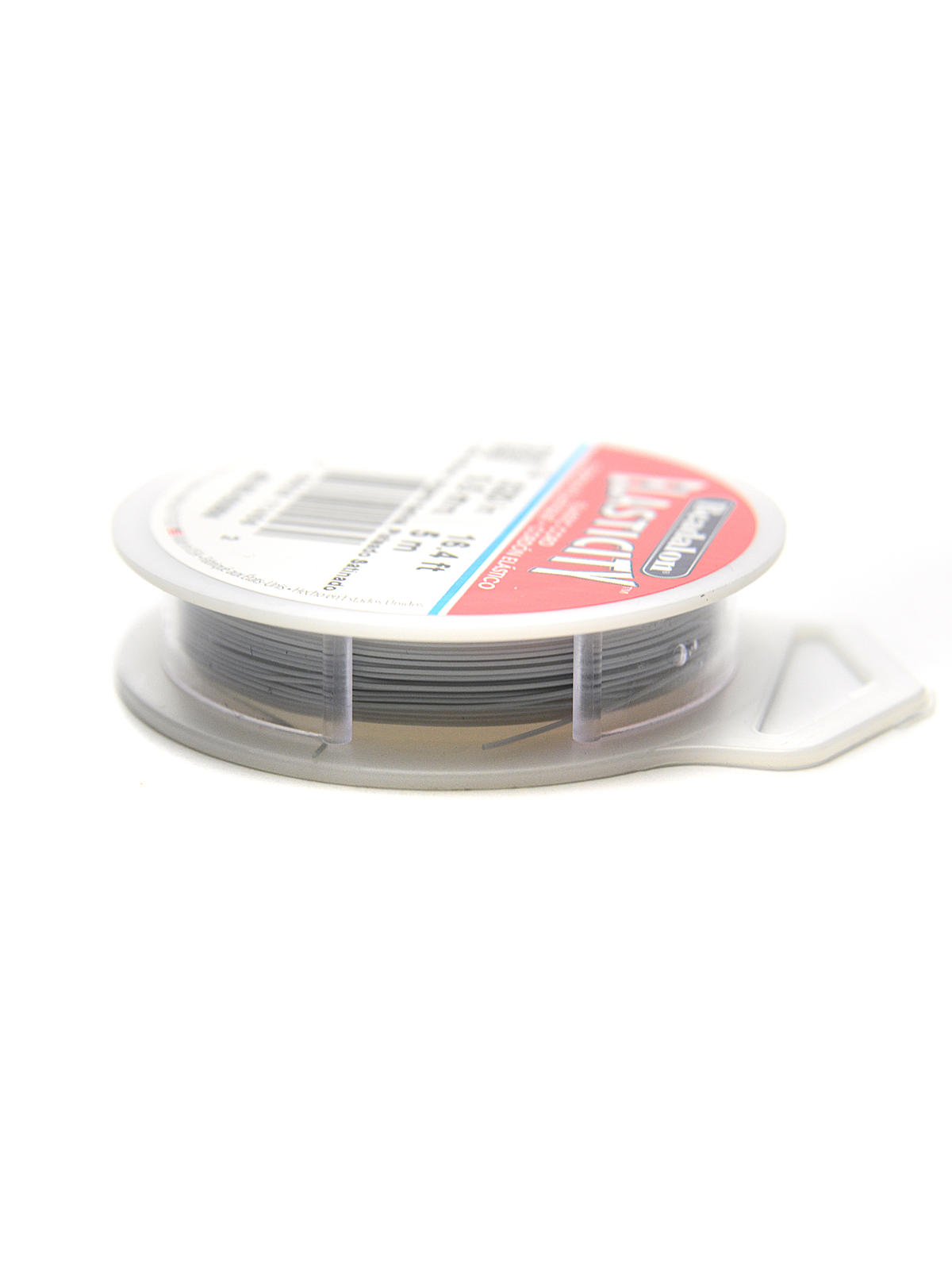 Elasticity Bead Cord 0.5 mm satin silver 16.4 ft.
