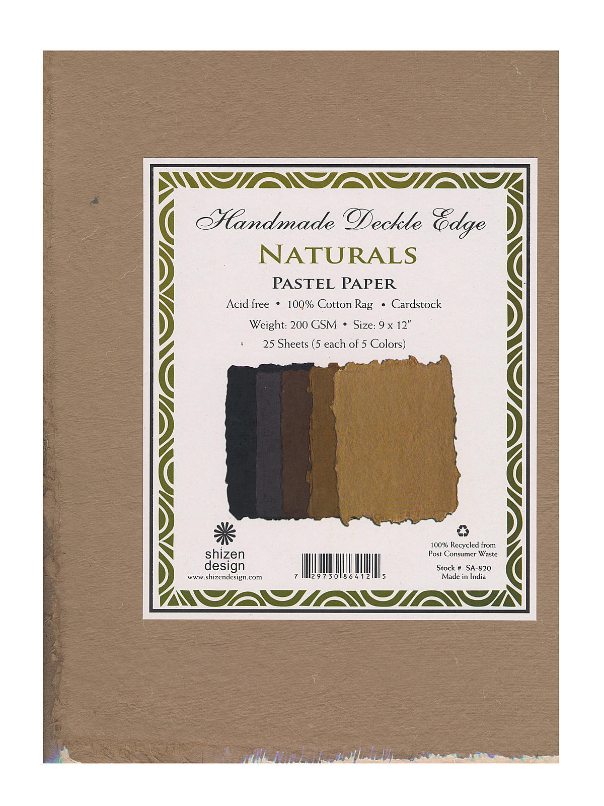 Pastel Paper Packs naturals 8 1 2 in. x 11 in. pack of 25