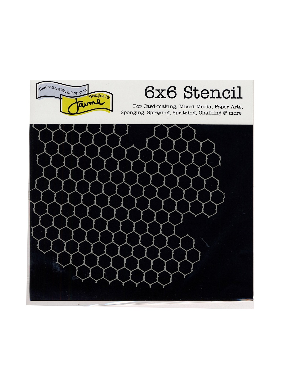 Stencils chickenwire 6 in. x 6 in.
