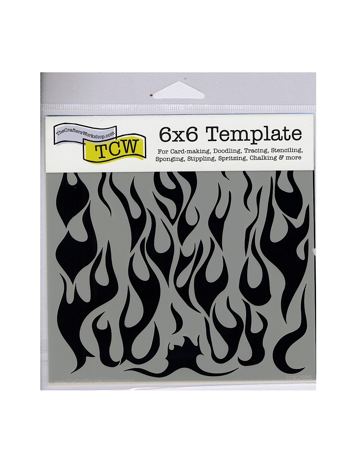 Stencils flames 6 in. x 6 in.