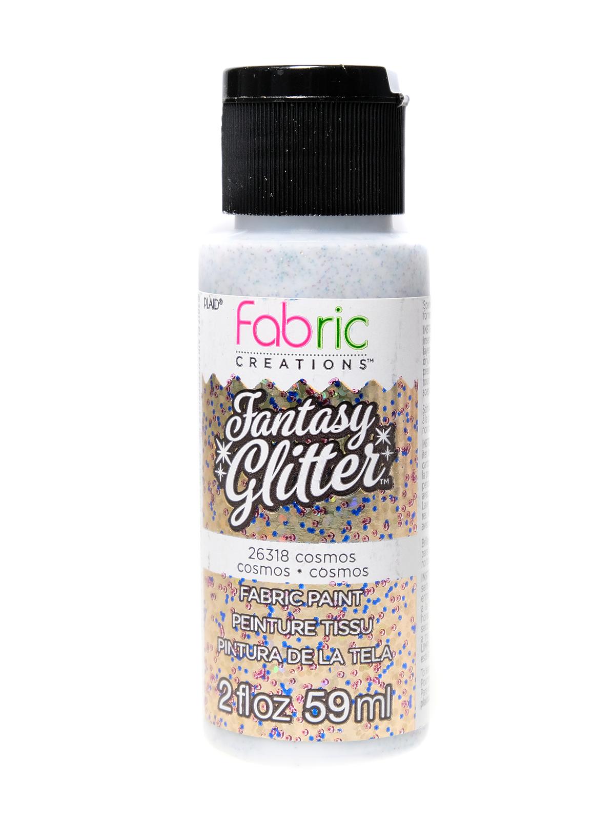 Fantasy Glitter Fabric Paints Cosmos 2 Oz.