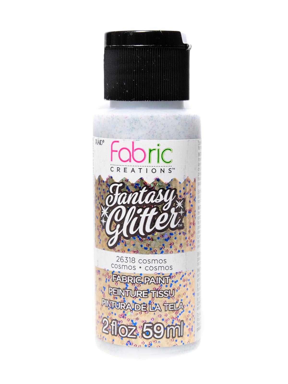 Fantasy Glitter Fabric Paints cosmos 2 oz.