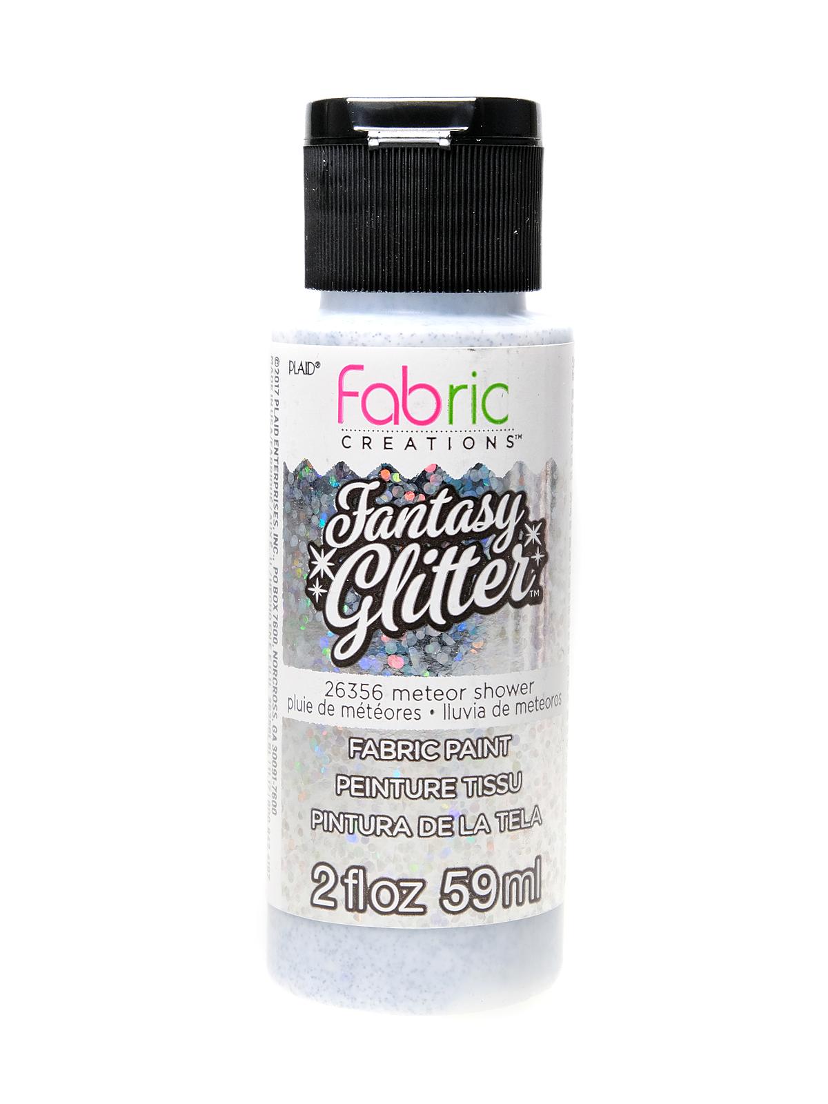 Fantasy Glitter Fabric Paints meteor shower 2 oz.