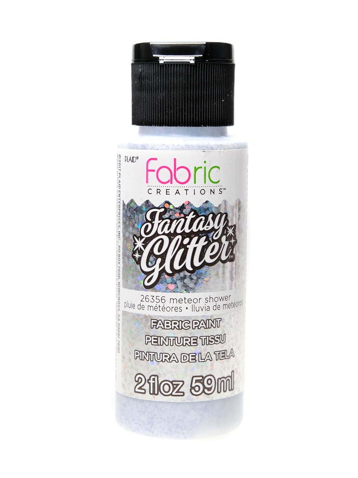 Fantasy Glitter Fabric Paints Meteor Shower 2 Oz.