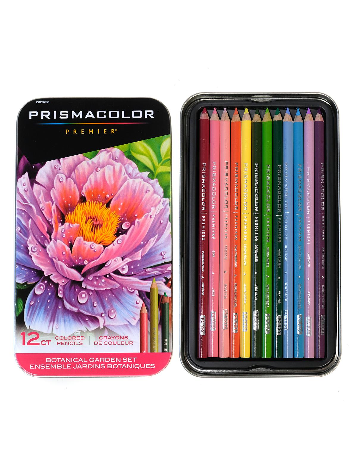 Premier Themed Colored Pencil Set botanical garden