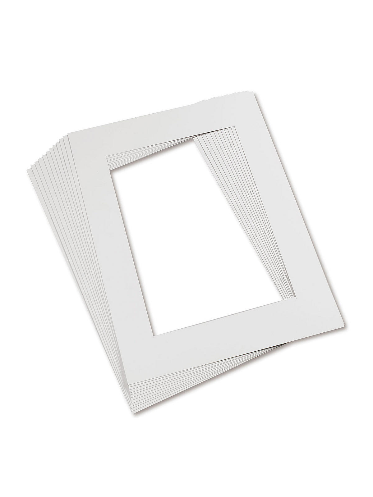 Pre-cut Mat Frames White Pack Of 12