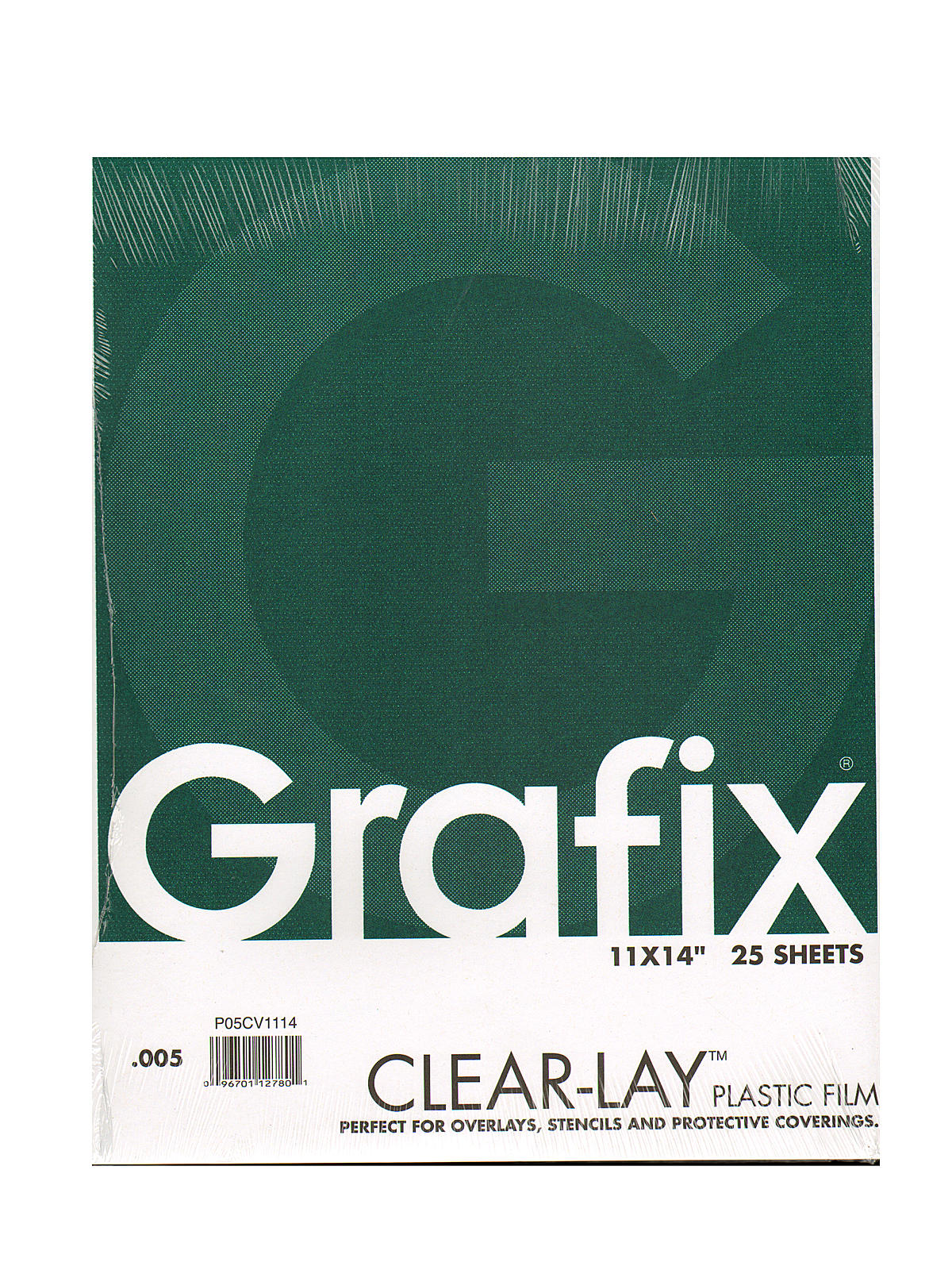 Clear-Lay Acetate Alternative 0.005 in. 11 in. x 14 in. pad of 25