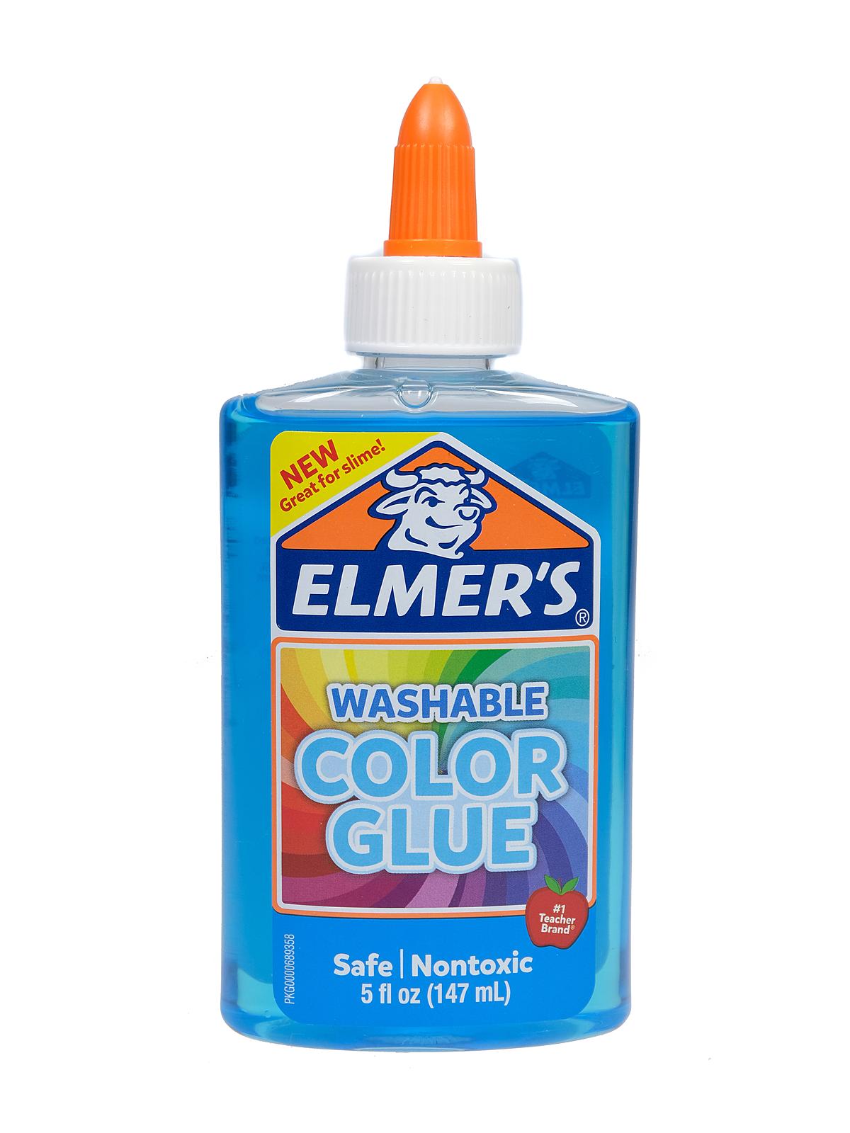 Colored Glue blue 5 oz. transparent