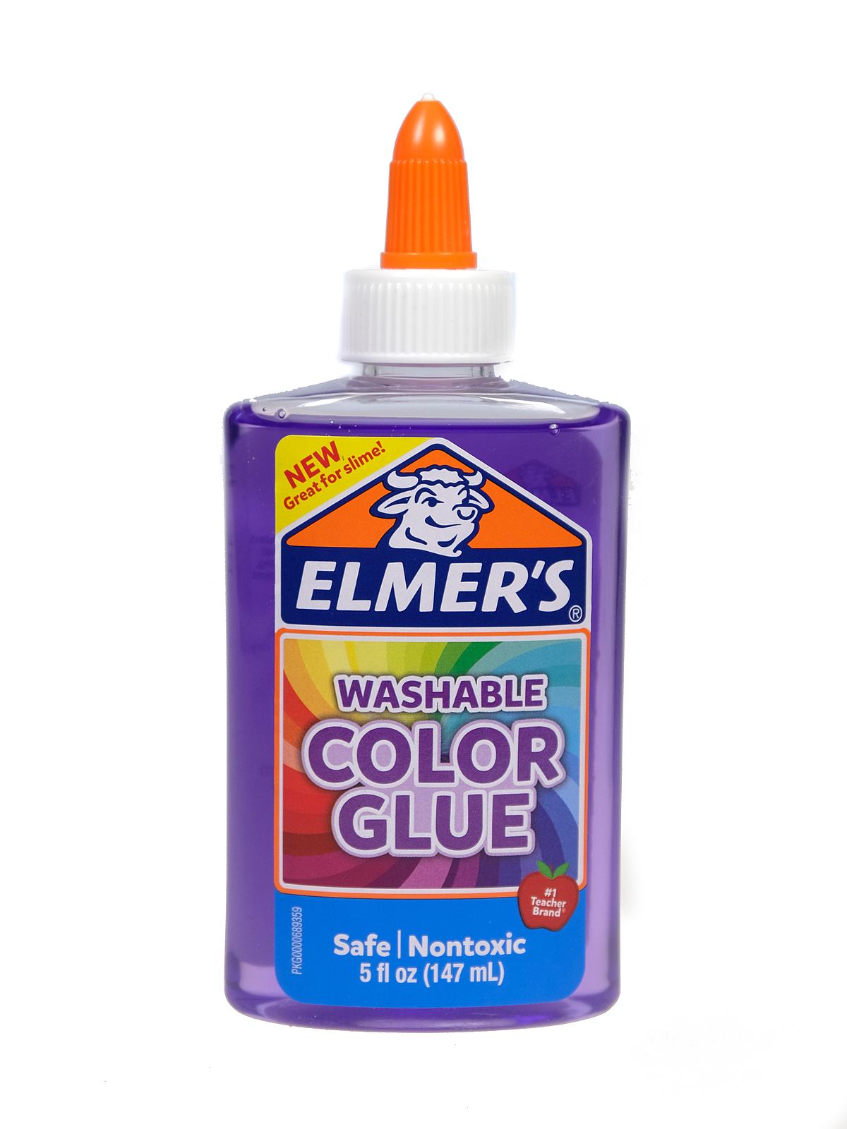 Colored Glue purple 5 oz. transparent