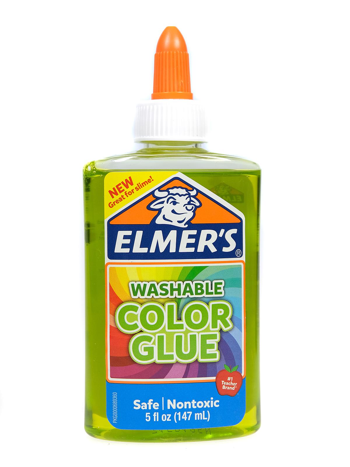 Colored Glue green 5 oz. transparent