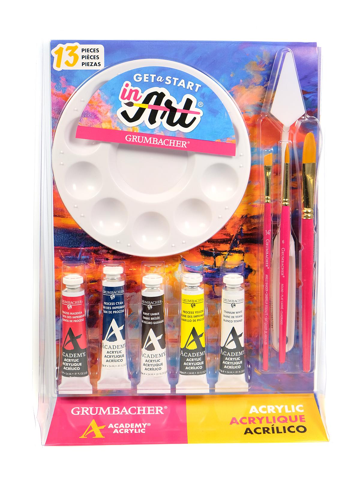 Academy Acrylic Get A Start In Art Set Each