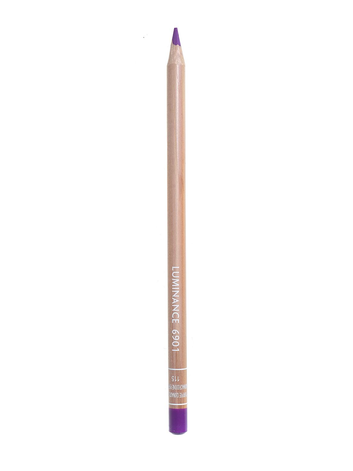 Professional Luminance Colored Pencils quinacridone purple 115