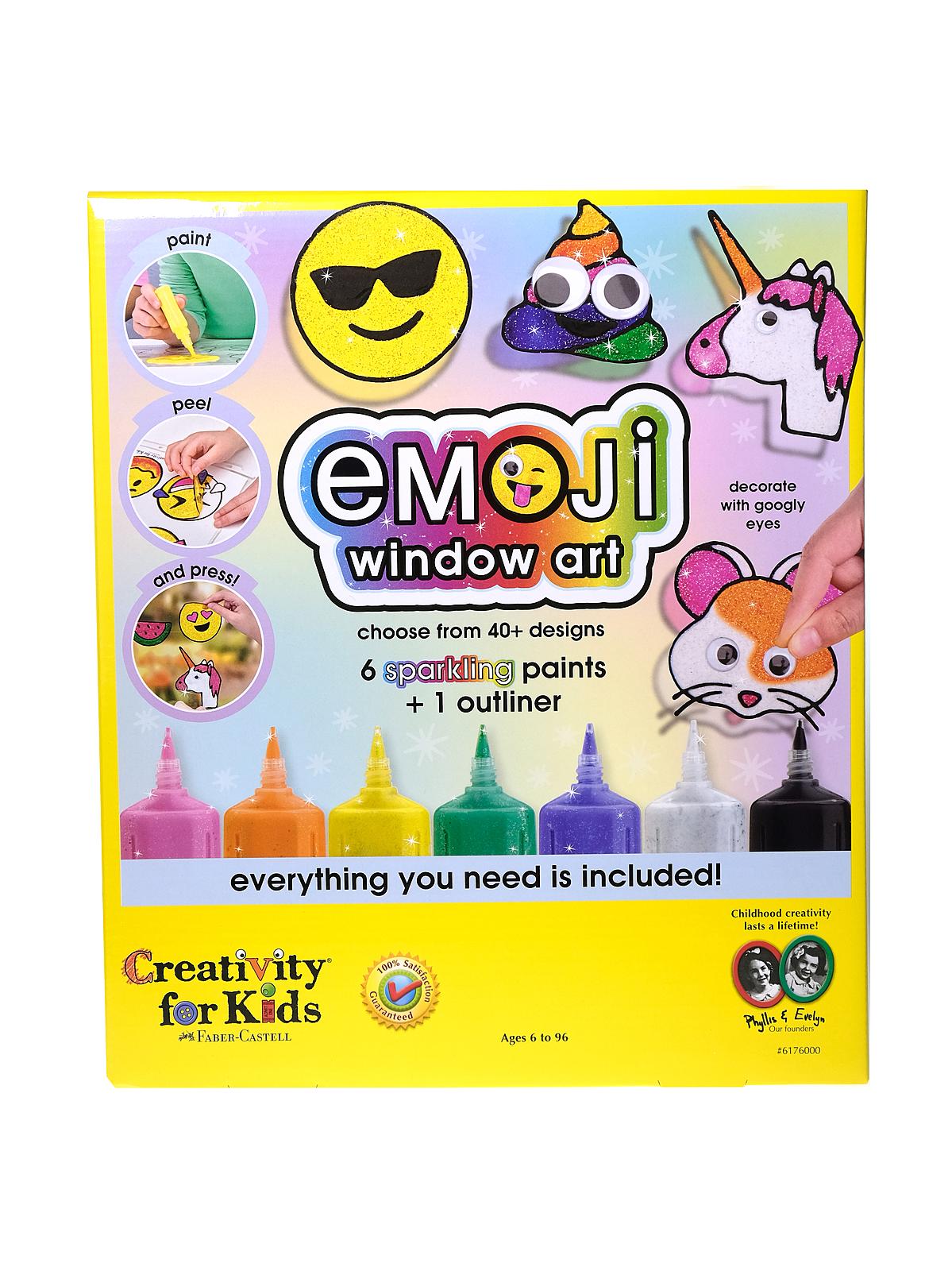 Emoji Window Art each