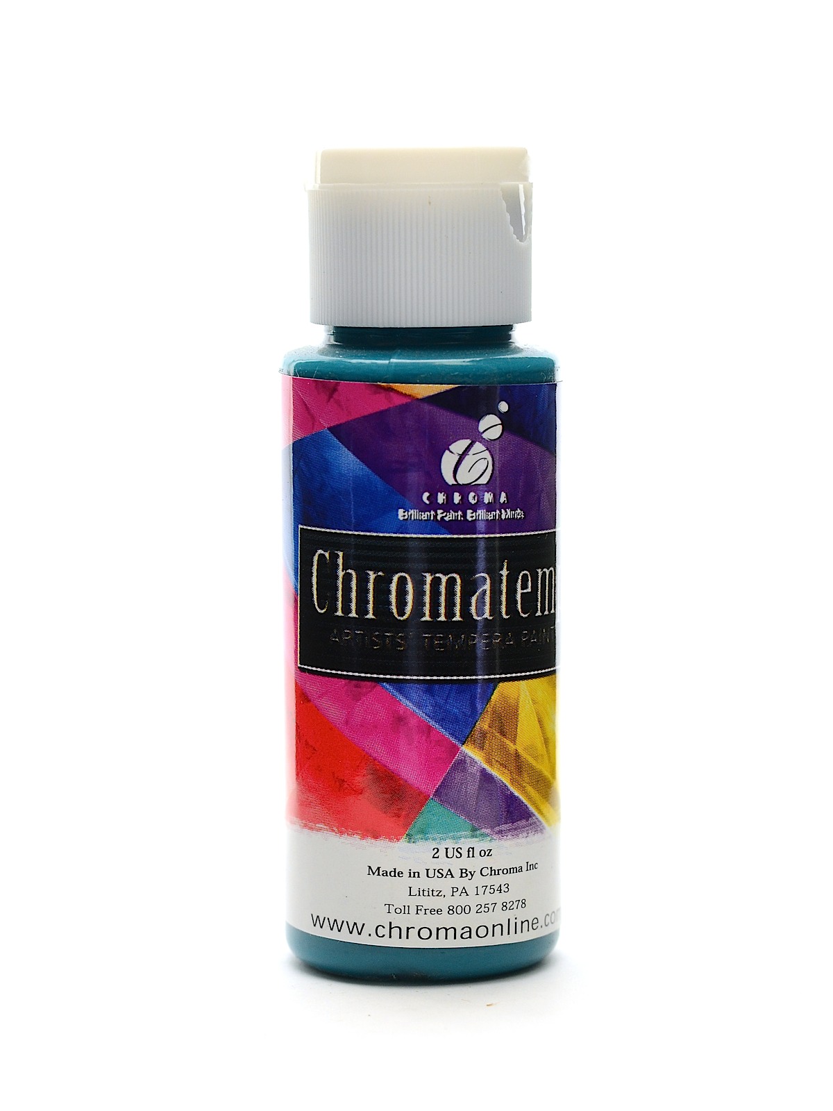 ChromaTemp Artists' Tempera Paint turquoise 2 oz.