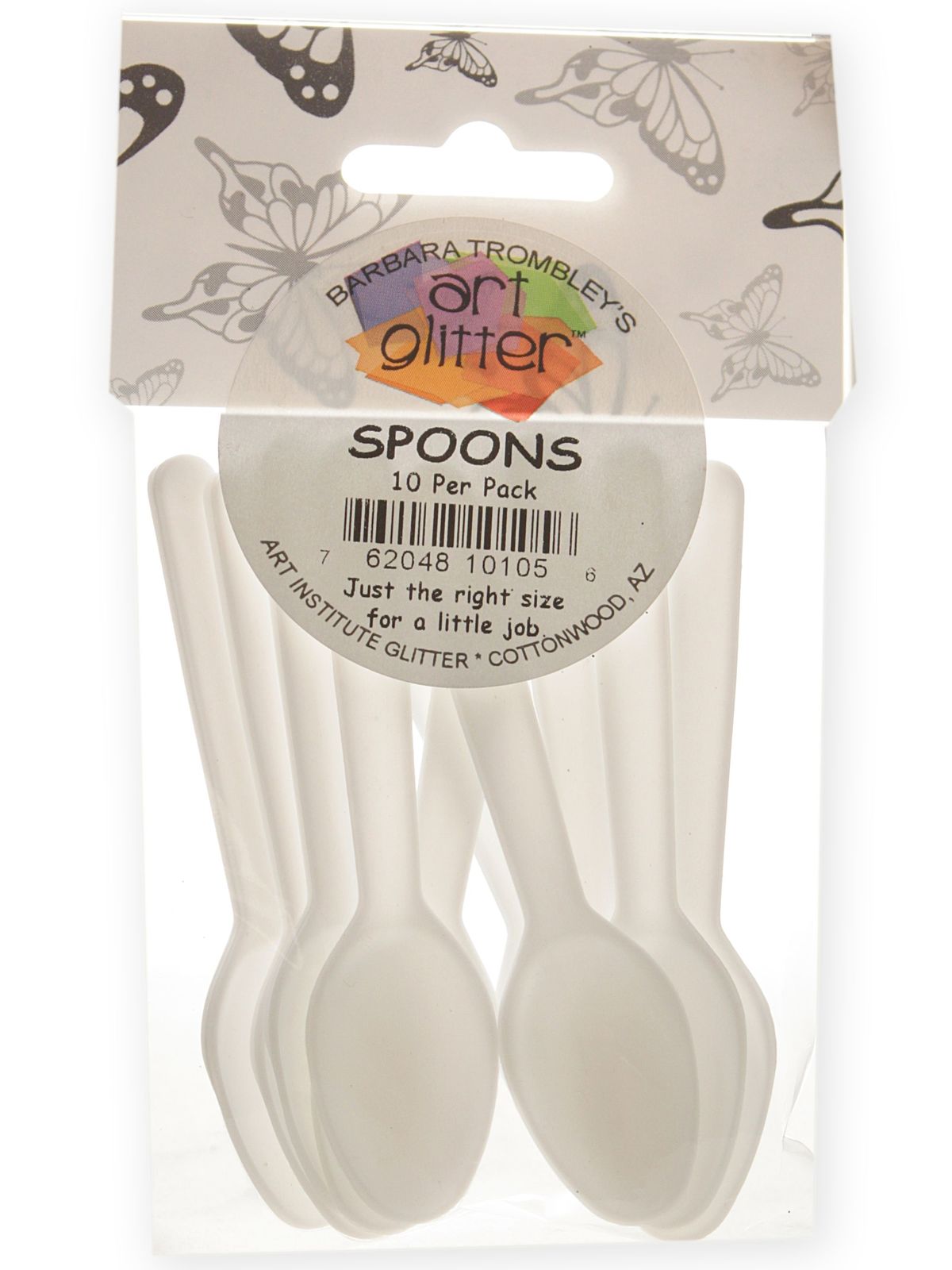 Glitter Spoons Pack Of 10