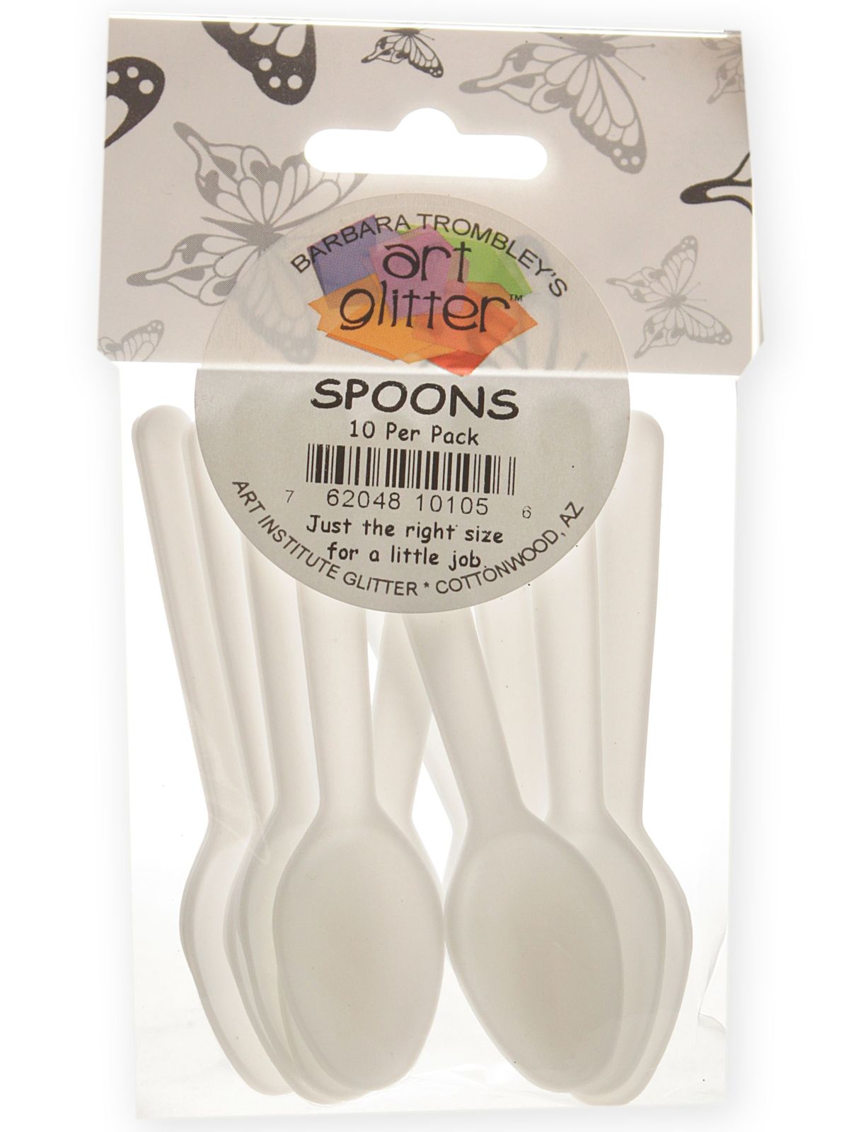 Glitter Spoons pack of 10