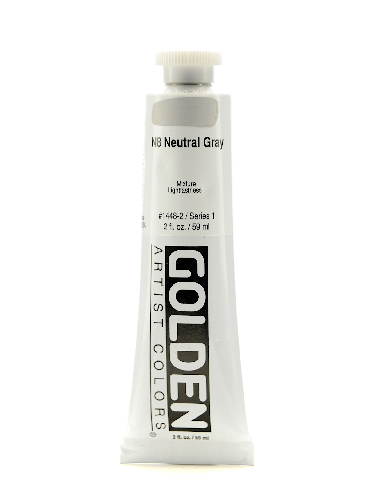 Heavy Body Acrylics neutral gray 8 2 oz.