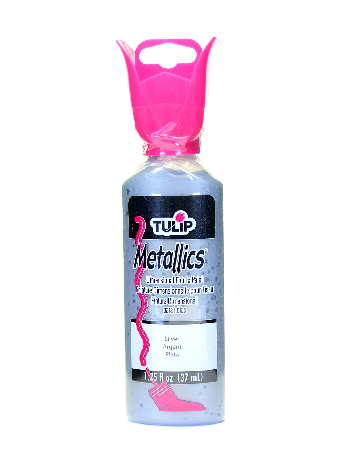 Metallic Dimensional Fabric Paint silver 1 1 4 oz.