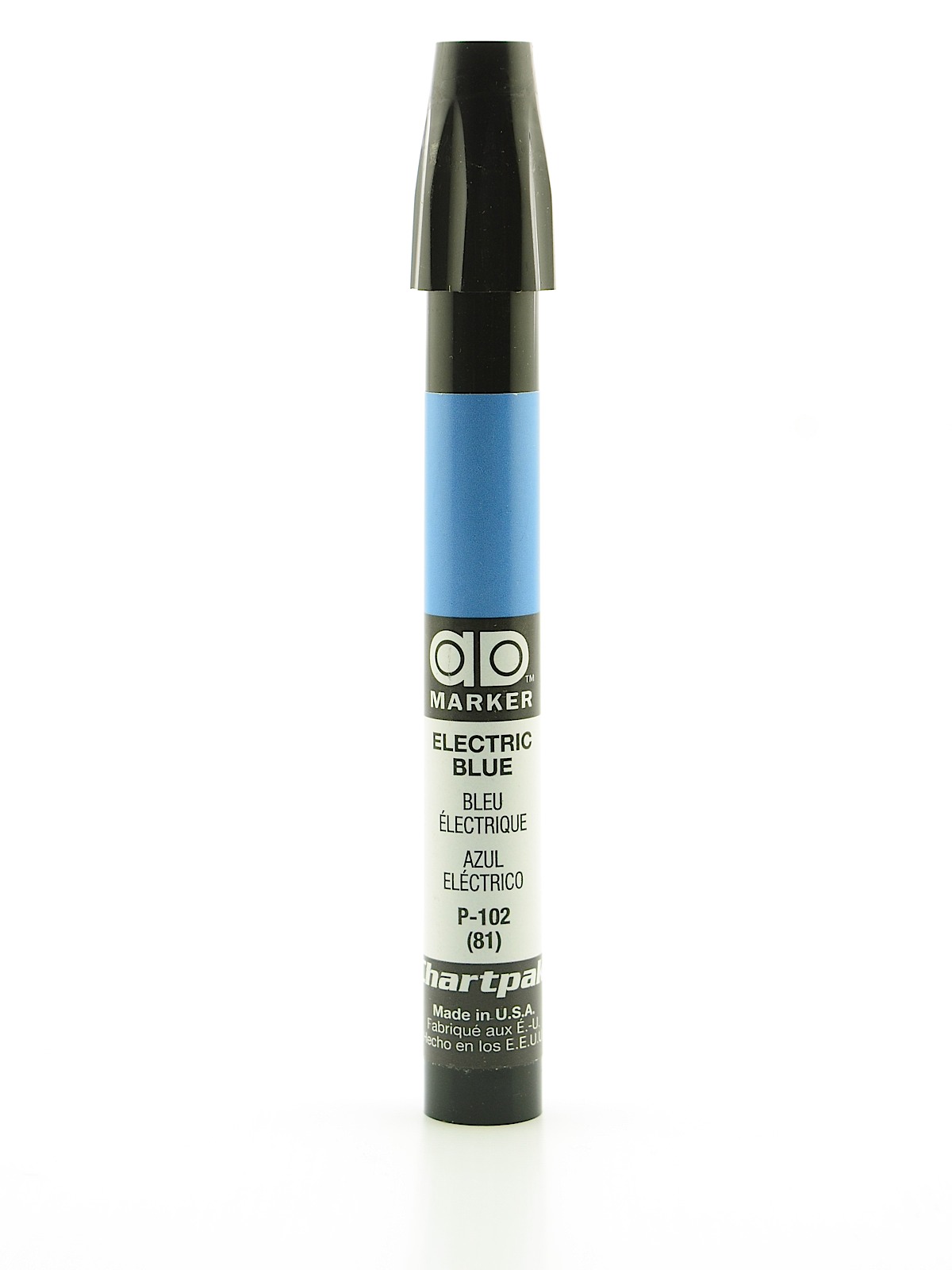 AD Markers electric blue tri-nib