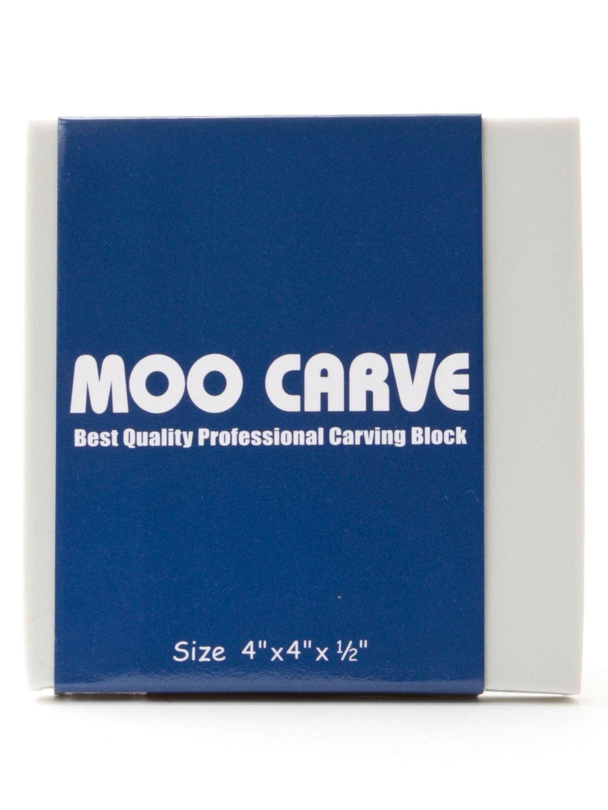Moo Carve Artist Carving Block 4 in. x 4 in. x 1 2 in.