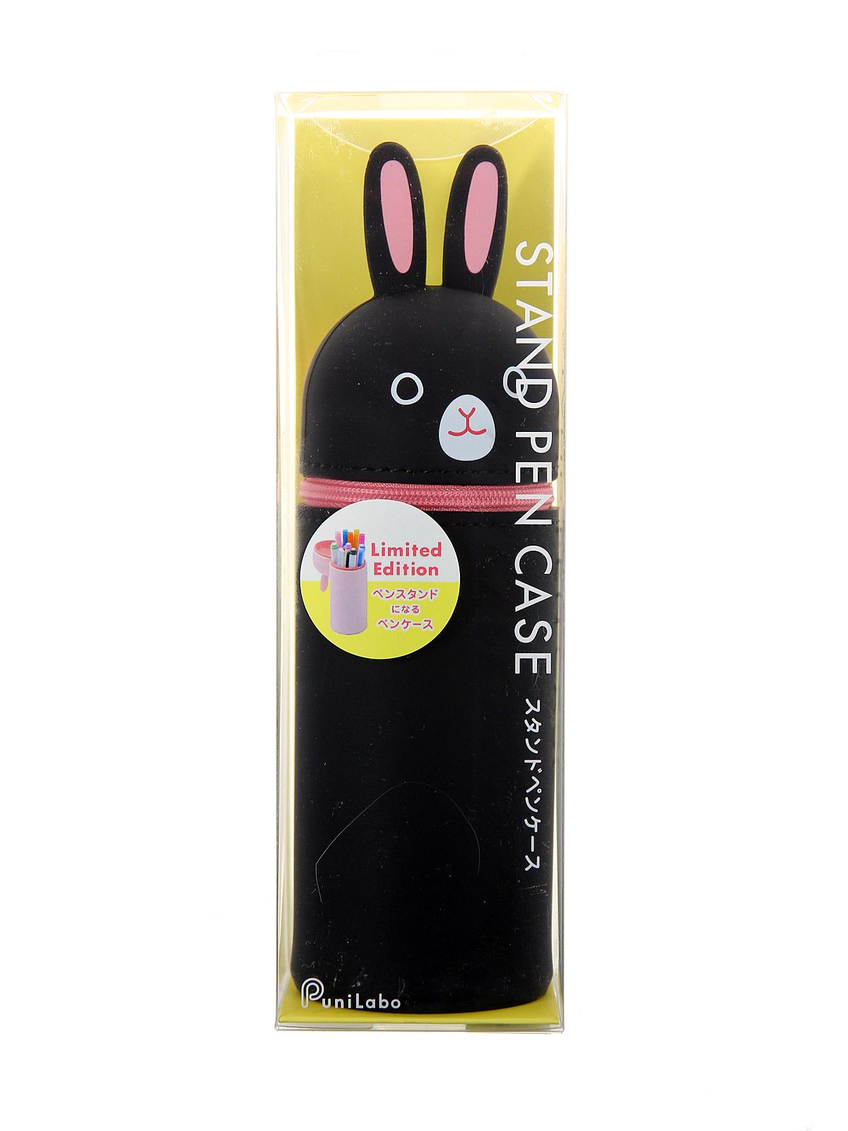 Stand-Up Pen Cases Black Rabbit