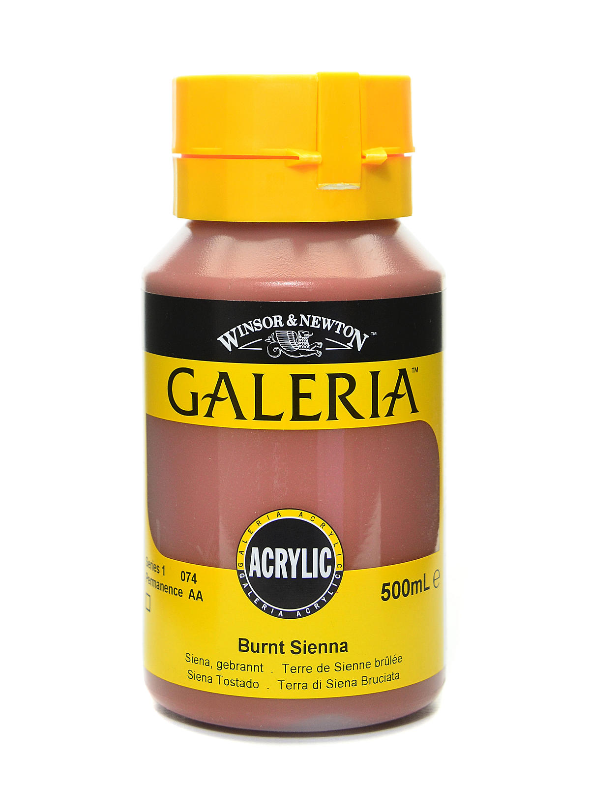 Galeria Flow Formula Acrylic Colours burnt sienna 500 ml 74
