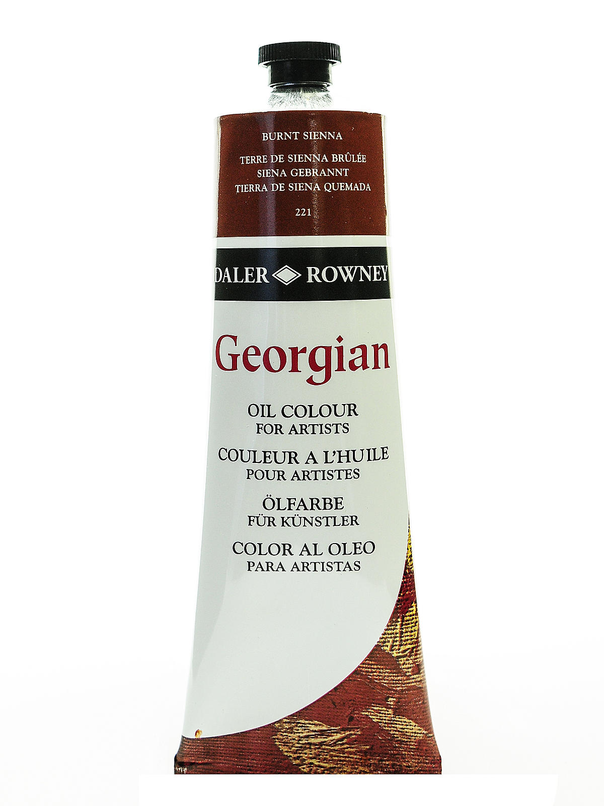 Georgian Oil Colours burnt sienna 225 ml