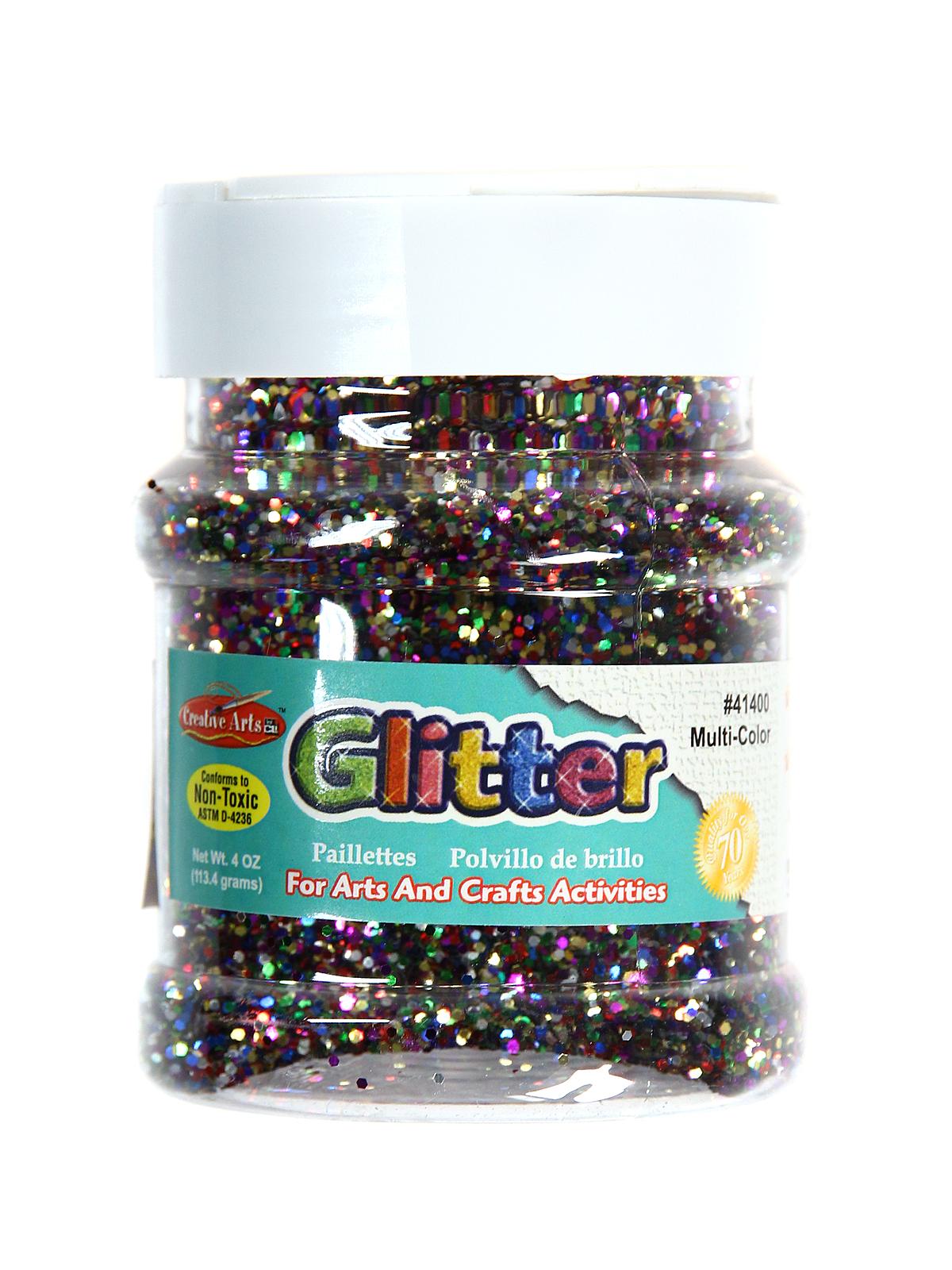 Glitter Multi Color 4 Oz. Jar