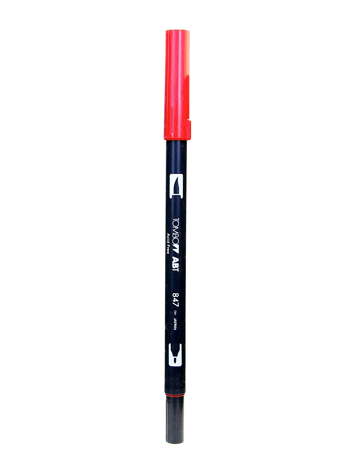 Dual End Brush Pen Crimson 847