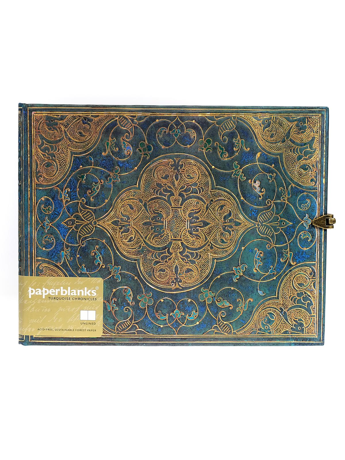 Turquoise Chronicles Guest Book 7 in. x 9 in. 144 pages, unlined