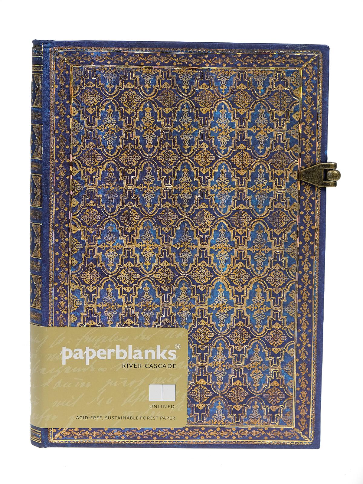 River Cascade Blue Rhine Midi, 5 in. x 7 in. 240 pages, unlined