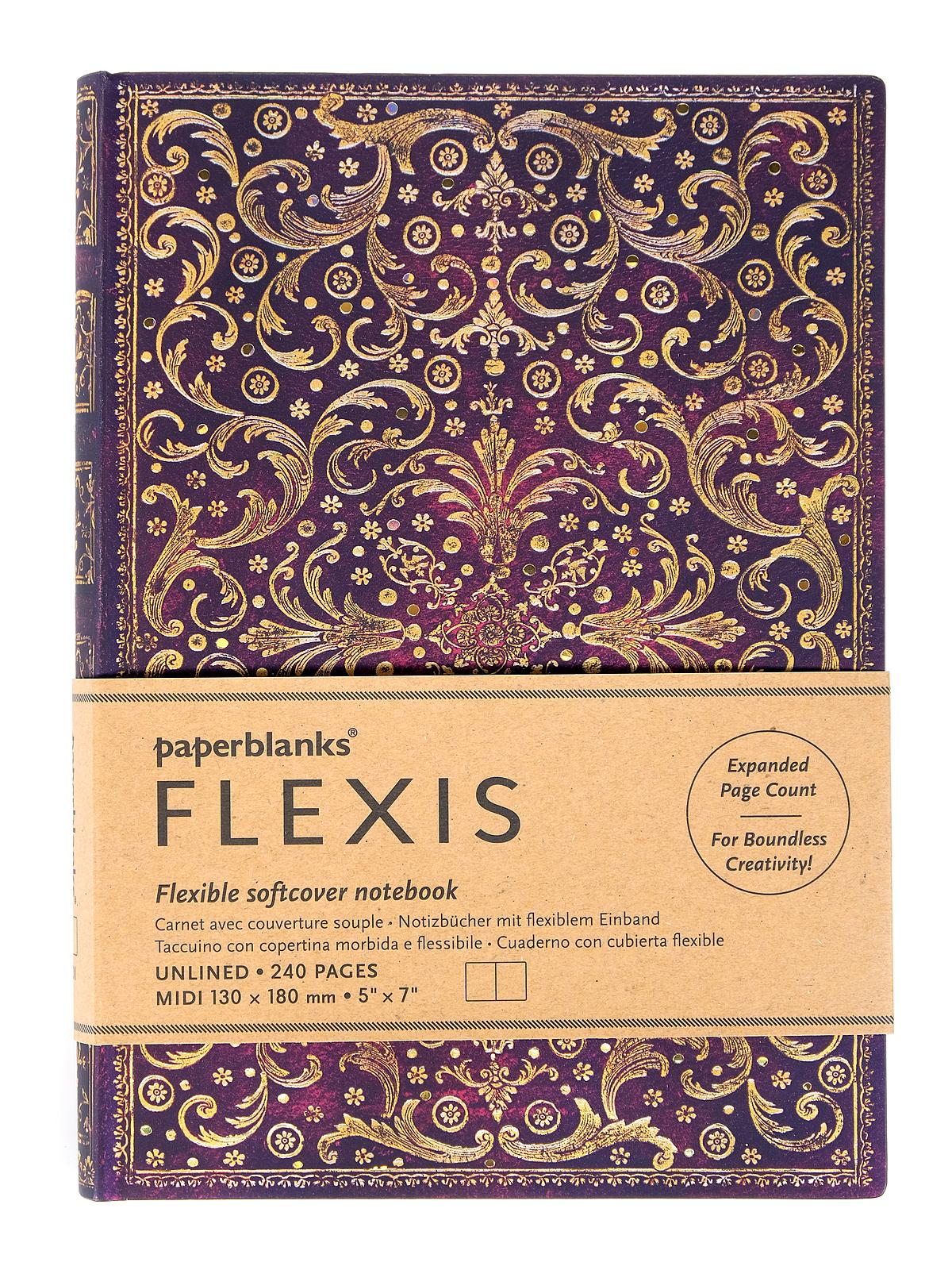 Aurelia Journals Flexis Midi 5 in. x 7 in. 240 pages, unlined