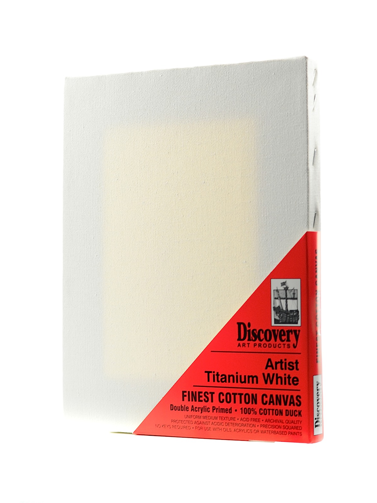 Finest Stretched Cotton Canvas White 8 In. X 10 In. Each