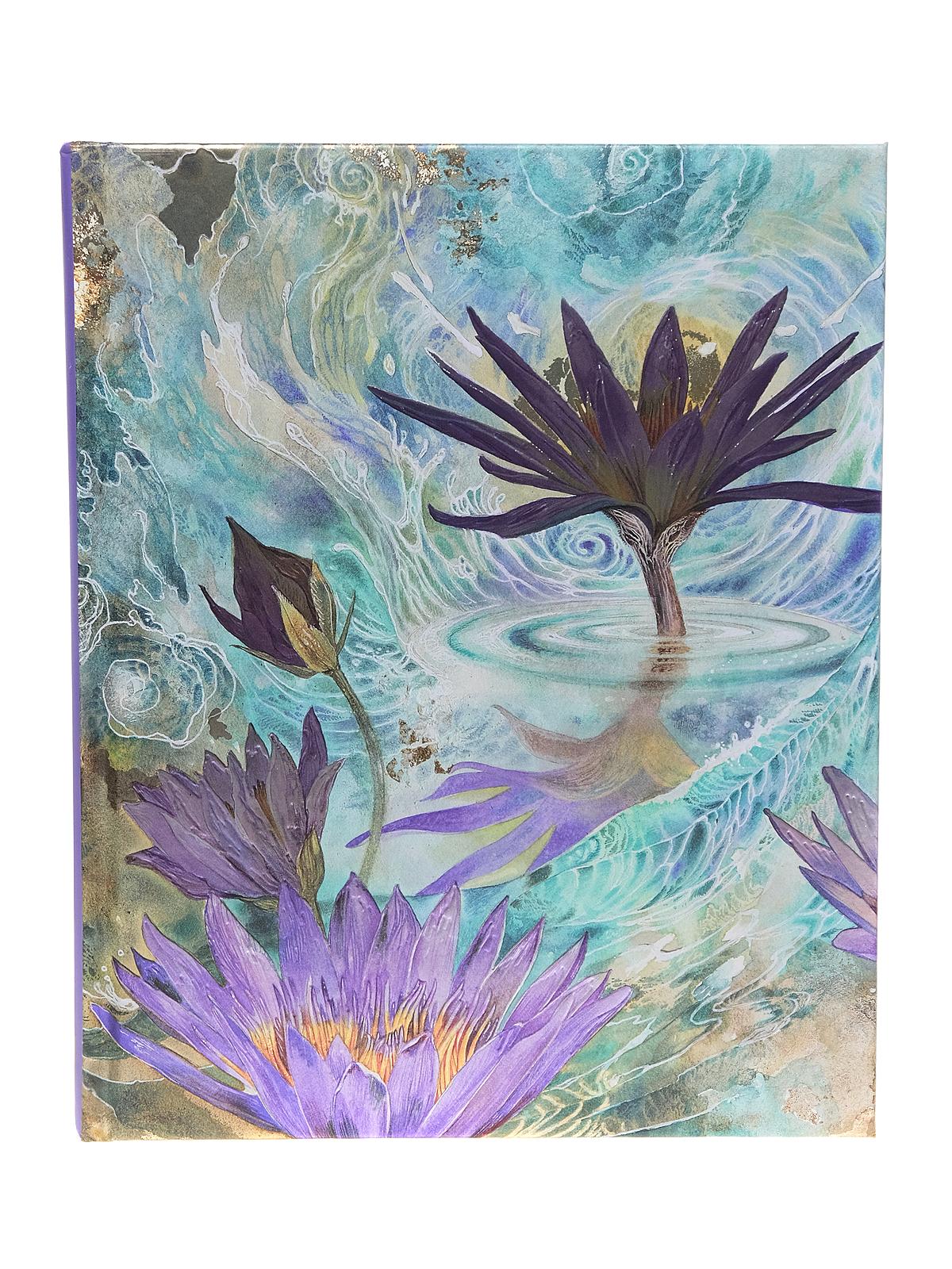 Oversized Journals Purple Lotus 7 1 4 in. x 9 in. 192 pages, lined