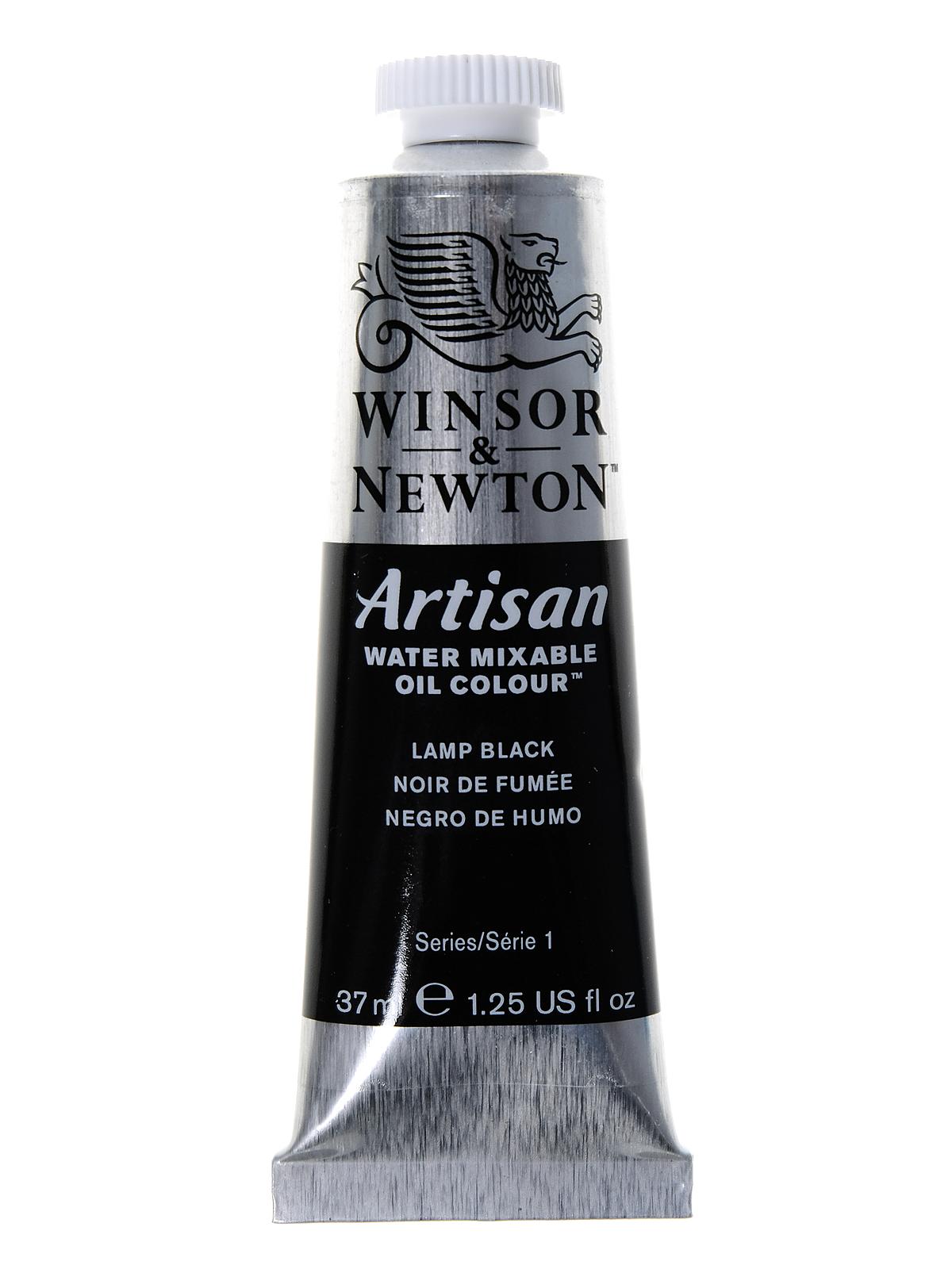Artisan Water Mixable Oil Colours lamp black 37 ml 337