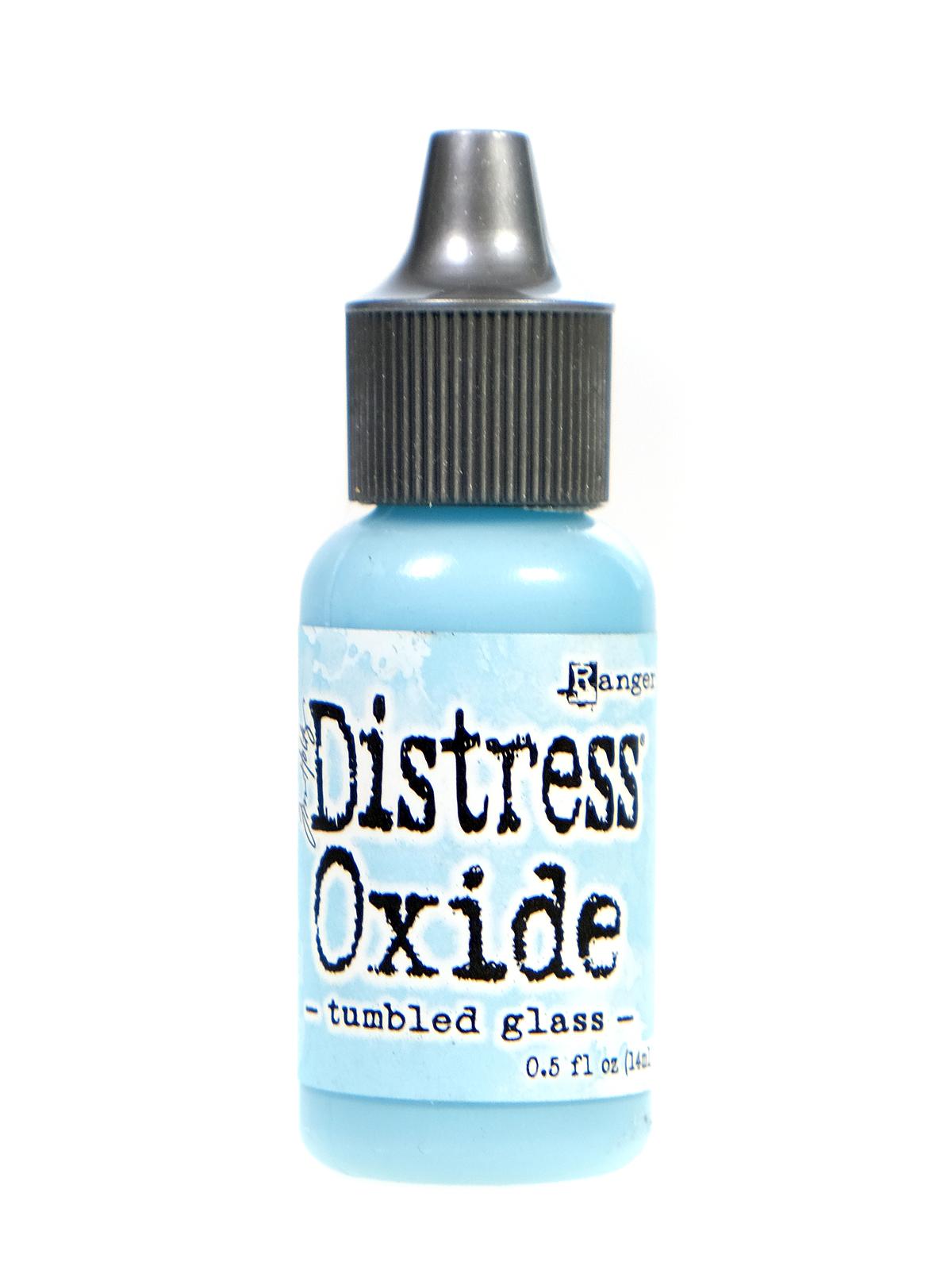 Tim Holtz Distress Oxides tumbled glass 0.5 oz. reinker bottle
