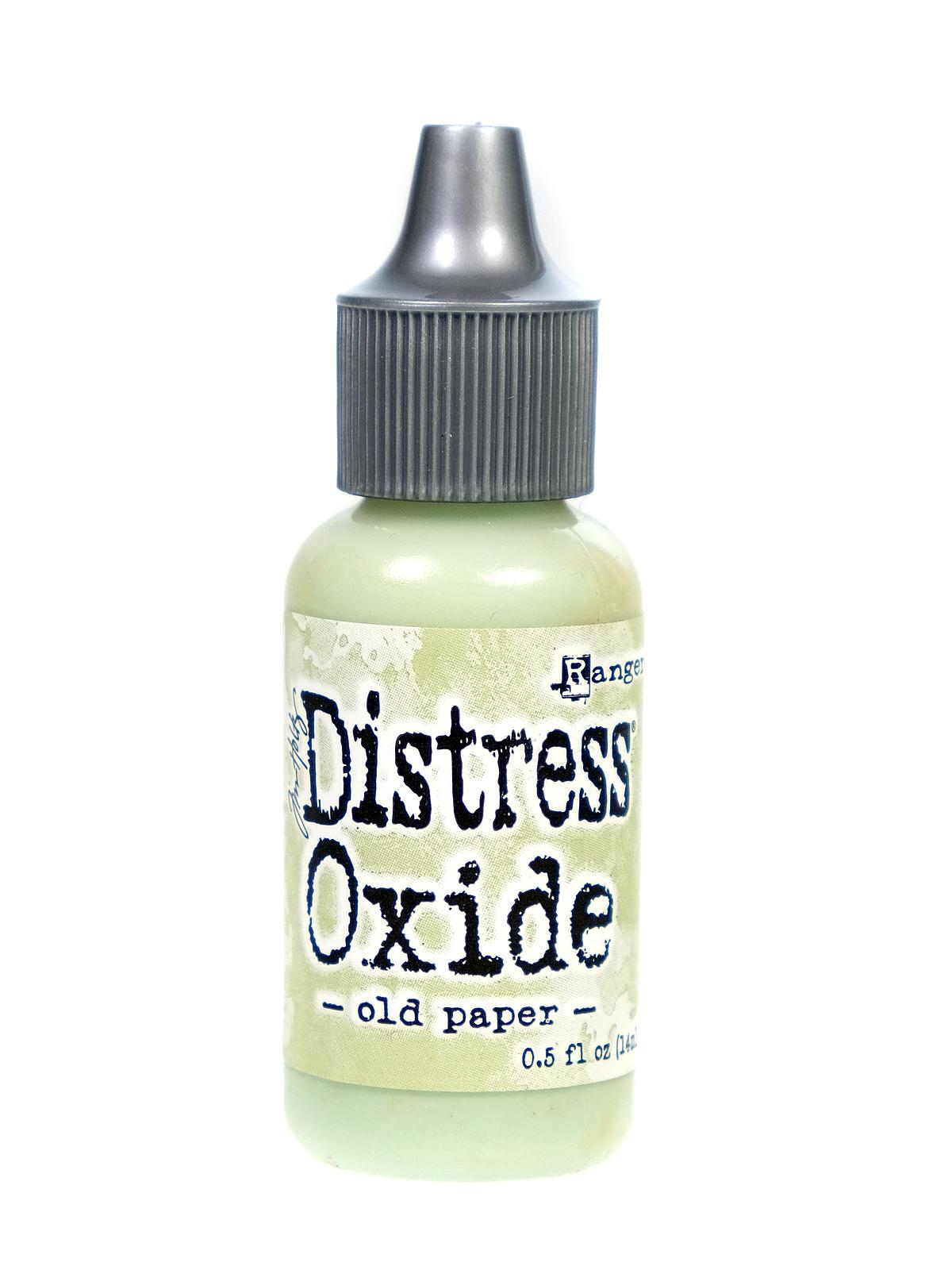 Tim Holtz Distress Oxides old paper 0.5 oz. reinker bottle