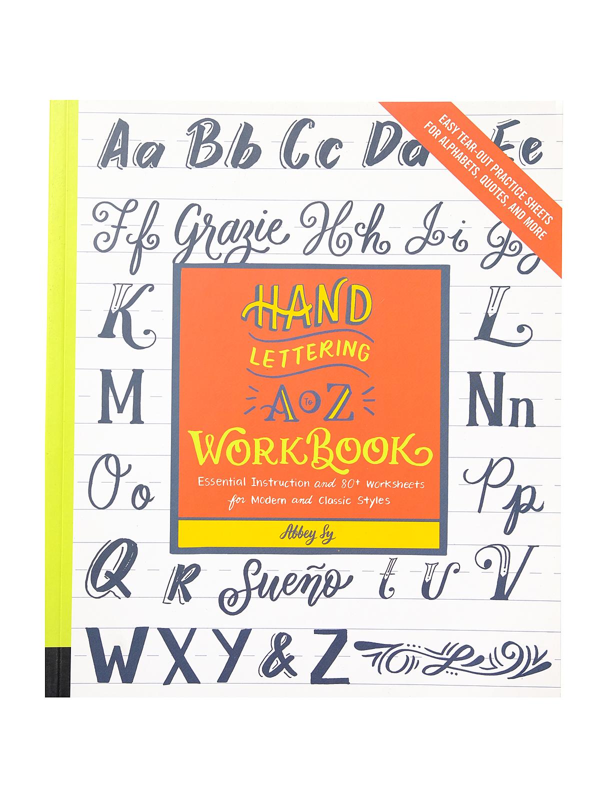 Hand Lettering A To Z Workbook Each