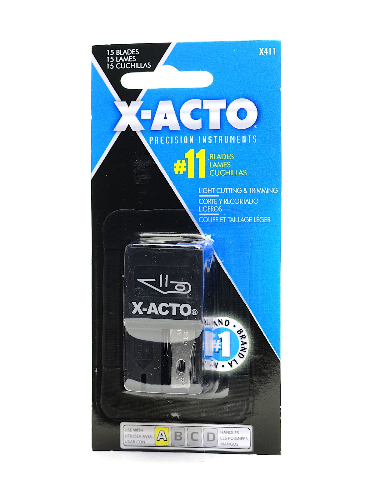 No. 11 Blades safety dispenser (carded) of 15