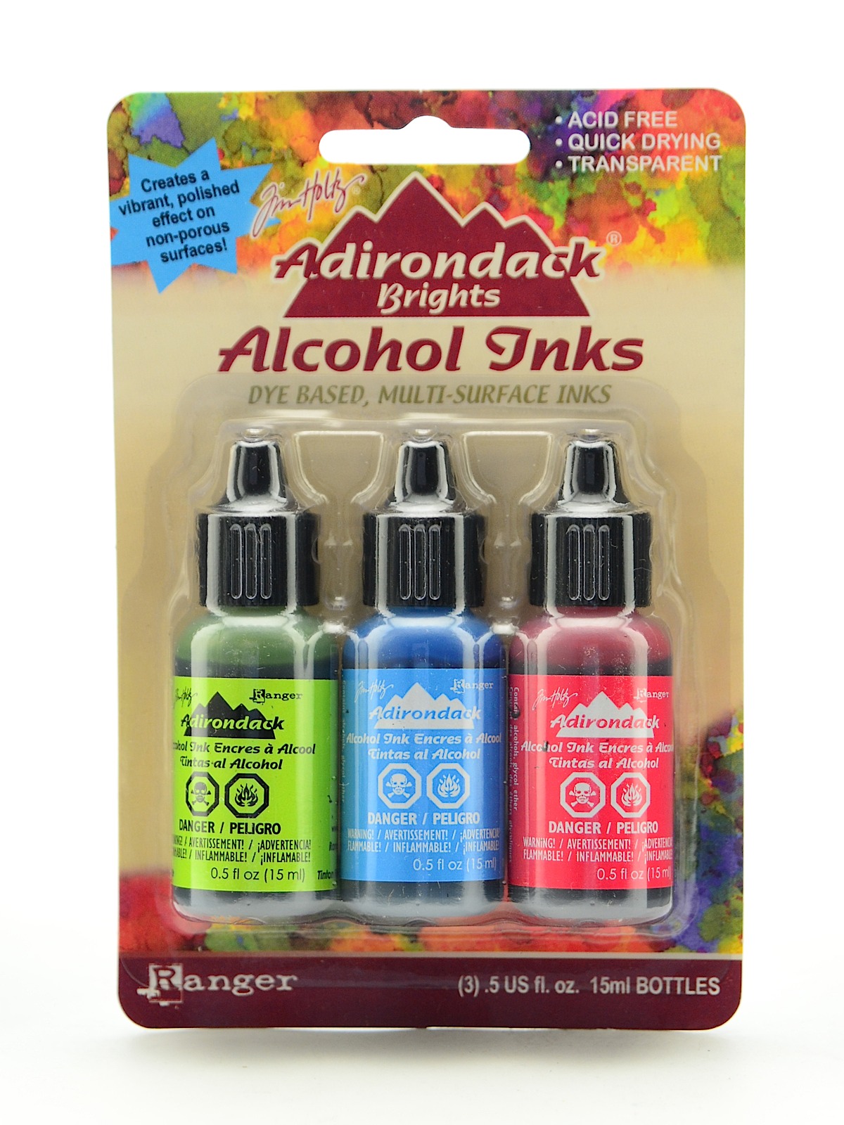 Tim Holtz Alcohol Ink Sets dockside picnic watermelon, citrus, sail boat blue