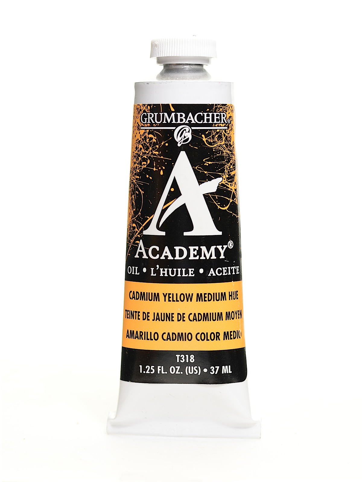 Academy Oil Colors cadmium yellow medium hue 1.25 oz.