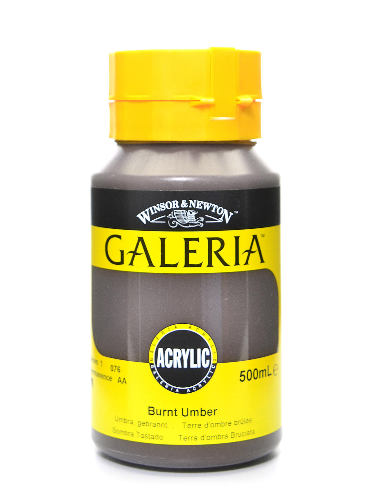 Galeria Flow Formula Acrylic Colours burnt umber 500 ml 76