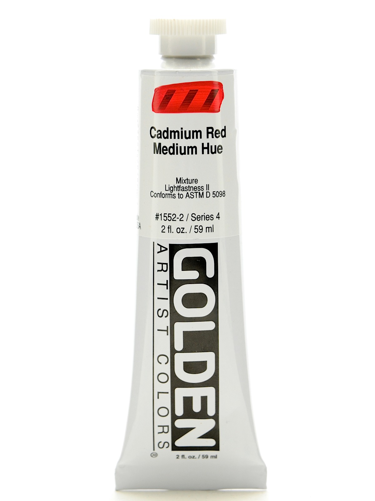 Heavy Body Acrylics cadmium red medium hue 2 oz.