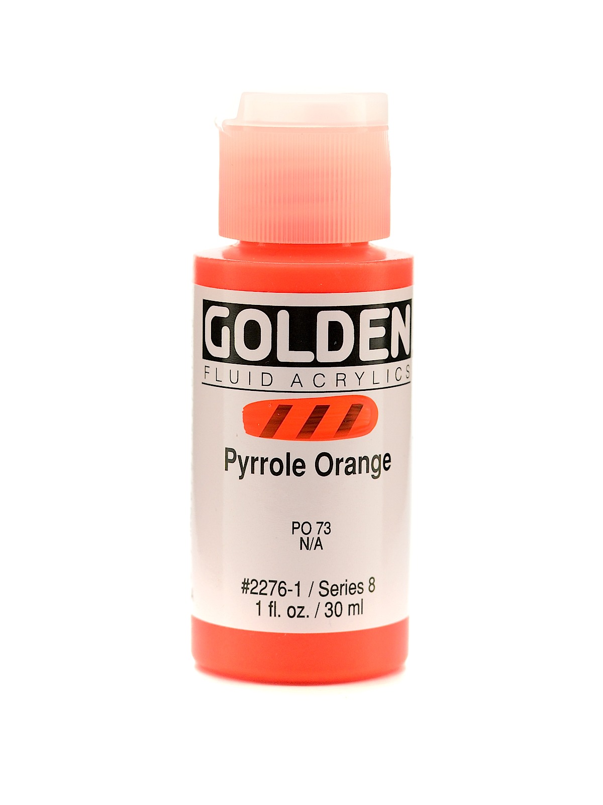 Fluid Acrylics pyrrole orange 1 oz.