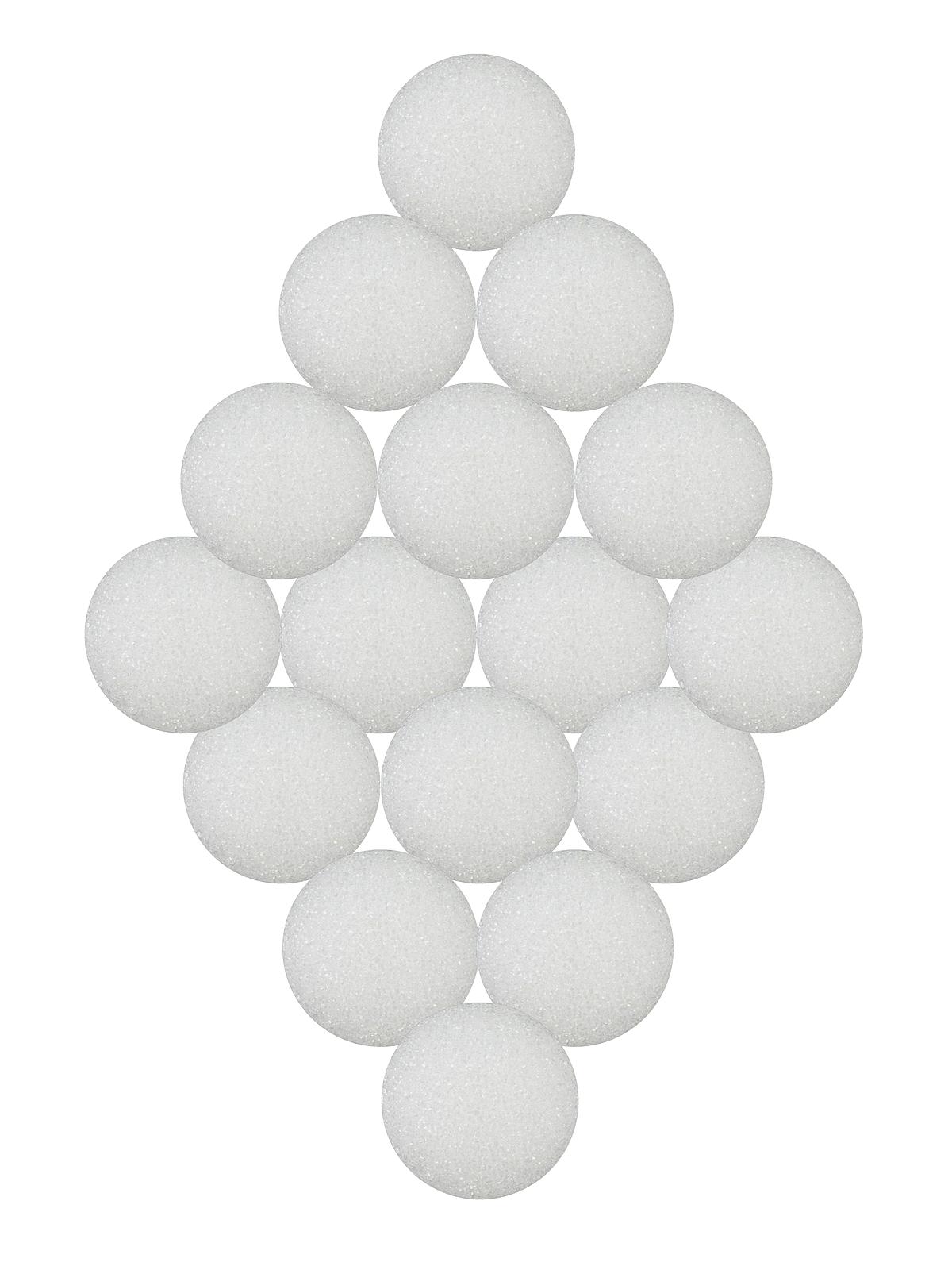 Styrofoam Snowballs 1 in. pack of 16